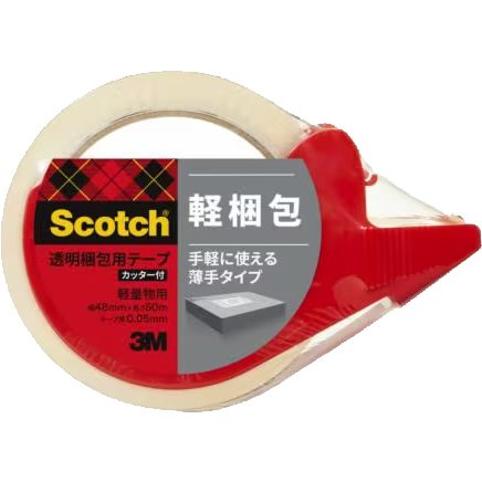スコッチ(R)309DSN透明梱包用テープ軽量物用 309DSN