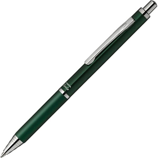 ボールペン フォルティア300 0.7mm ノック式 インク色：黒 本体色：緑 BA80-G