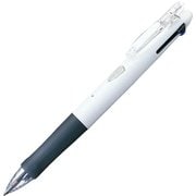 多色ボールペン クリップ-オンG 3C 0.7mm ノック式 3色(黒・青・赤) 本体色:白 スマートノック解除機構 バインダークリップ採用 B3A3-W