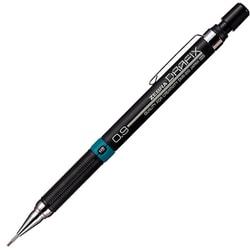 シャープペン DRAFIX（ドラフィックス） 0.9mm ノック式 芯硬度表示窓付き 製図用 本体色：黒 DM9-300