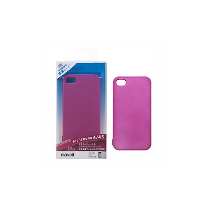 M-IP4CSRA.PK [iPhone 4/4S用抗菌カバー ピンクメタリック]