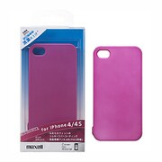 M-IP4CSRA.PK [iPhone 4/4S用抗菌カバー ピンクメタリック]