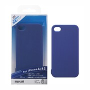 M-IP4CSRA.BL [iPhone 4/4S用抗菌カバー ブルーメタリック]