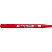 ツインマーカー 細・極細 レッド MEF-12EU-R