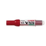 Vスーパーカラー 中字平芯 レッド P-MVS-12B-R