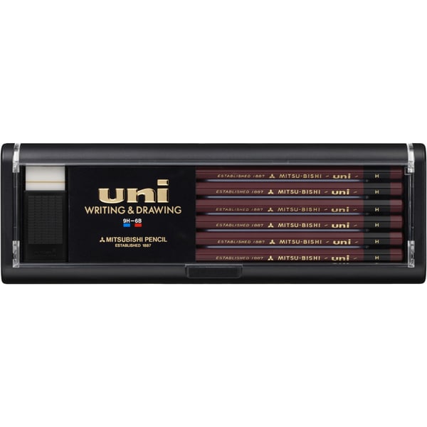 鉛筆 ユニ H 1ダース（12本入） UH