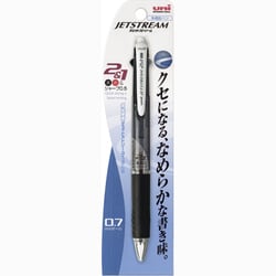 JETSTREAM（ジェットストリーム） 多機能ペン 2＆1 ボール径：0.7mm インク色：2色（黒・赤） シャープペン芯径：0.5mm 本体色：黒 パックタイプ MSXE350007P24