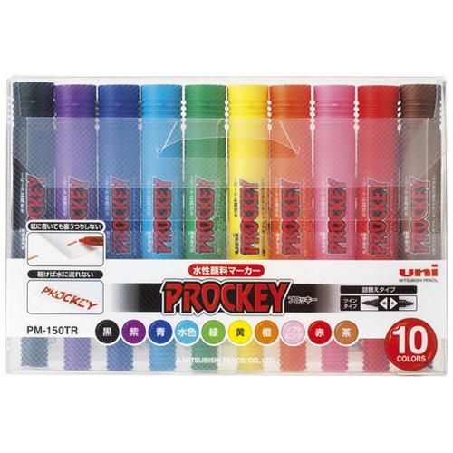 プロッキー（PROCKEY） 太字 10色セット PM150TR10CN
