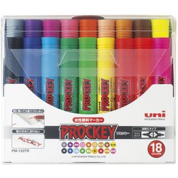 プロッキー（PROCKEY） 太字 18色セット PM150TR18CN