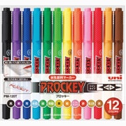 プロッキー 極細+細字丸芯 12色セット PM-120T 12C(N)
