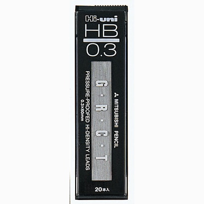 シャープ替芯 Hi-uni（ハイユニ） 0.3mm HB HU03300HB