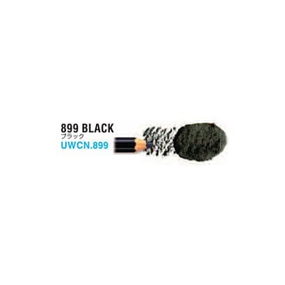 色鉛筆 ユニ ウォーターカラー(N) 899 ブラック UWCN.899