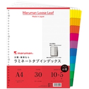 A4 ラミタブ見出し 幅広10山 5組 LT3010F