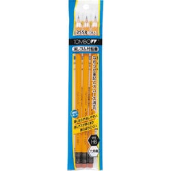 ゴム付鉛筆 HB キャップ付3Pパック ACB-360