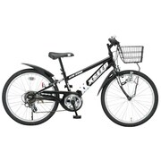 子ども用自転車 XSEED 22型 外装6段変速 ブラック CTB-226X