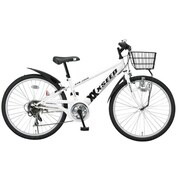 子ども用自転車 XSEED 24型 外装6段変速 ホワイト CTB-246X