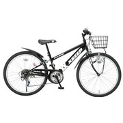 子ども用自転車 XSEED 24型 外装6段変速 ブラック CTB-246X