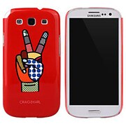 GALAXY S3 SC-06D/GALAXY S3 α SC-03E専用 PopnGo CRAIG&KARL ハードケース ピースサイン