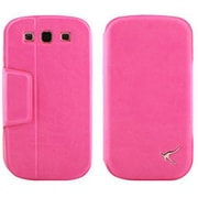 GALAXY S3 SC-06D/GALAXY S3 α SC-03E専用 Iroo レザー調ケース ピンク