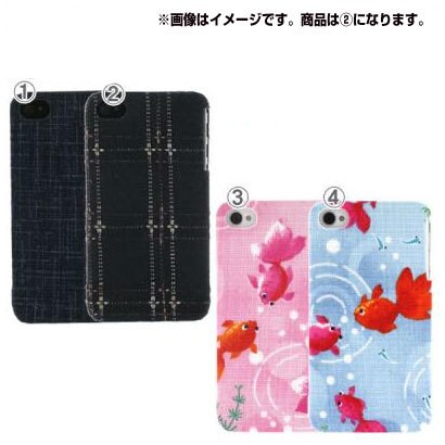 チリメンケース bk [iPhone4S用]