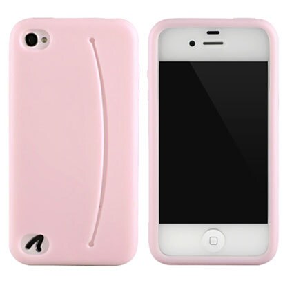 FeedMeケース ピンク [iPhone4S用ケース]