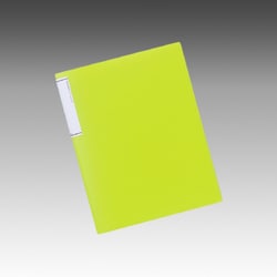 クリヤーブック A4 S10P 黄緑 N7110-6