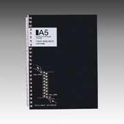 ツイストリングノートA5-S黒 N1651-24