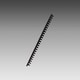 スライドリング金具 B5 ブラック F3190クロ