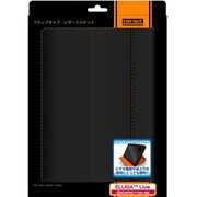 docomo ELUGA Live P-08D用 フラップタイプ・レザージャケット/ブラック RT-P08DLC1/B