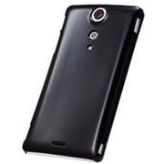 TR-CCXPGX12-MB [Xperia GX用抗菌クリスタルカバーセット（ミッドナイトブラック）]