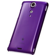 TR-CCXPGX12-DP [Xperia GX用抗菌クリスタルカバーセット（ダークパープル）]