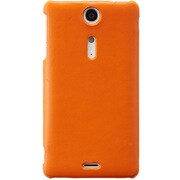TR-BCXPGX12-LO [Xperia GX用バックカバーセット（レザーオレンジ）]