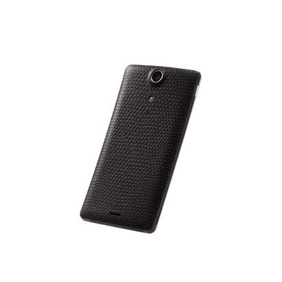TR-CTXPGX12-BK [Xperia GX用カスタムカバー（ブラック）]