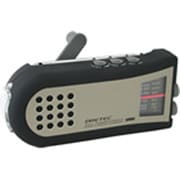 手回しケータイ充電ラジオ ブラック PR-318-BK