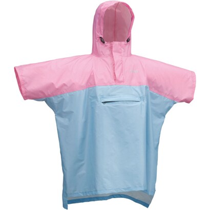 170-6958 [キッズトレックレインポンチョ ピンク/スカイ KIDS TREKRAIN PONCHO(PINK/SKY)]