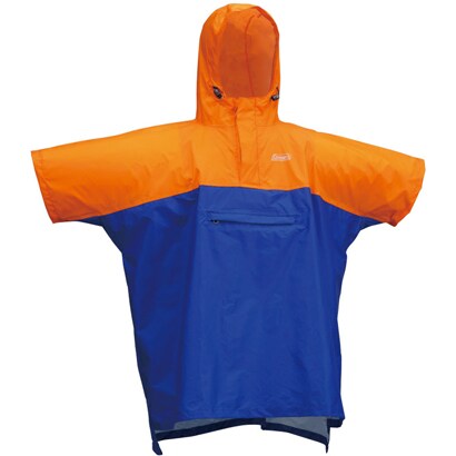 170-6959 [キッズトレックレインポンチョ オレンジ/ネイビー KIDS TREKRAIN PONCHO(ORG/NAVY)]