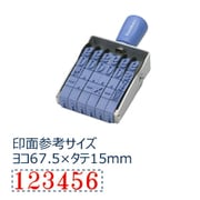 エルゴグリップ欧文6連 特大号 明朝体 CF-6LM