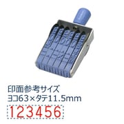 エルゴグリップ欧文6連 初号 ゴシック体 CF-60G