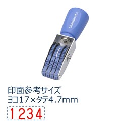 エルゴグリップ欧文4連 3号 ゴシック体 CF-43G