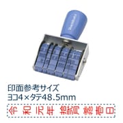 エルゴグリップ和文日付 タテ 4号 ゴシック体 CNL-4G