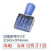 エルゴグリップ和文日付 ヨコ 4号 ゴシック体 CNW-4G