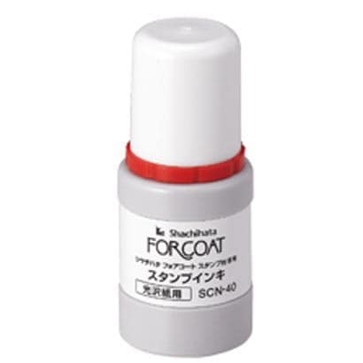 フォアコートスタンプ台 補充インキ 赤 SCN-40-R