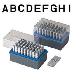 柄付ゴム印　連結式 セット 英字 ゴシック体 GRA-2G