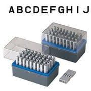 柄付ゴム印 連結式 セット 英字 ゴシック体 GRA-3G