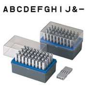 柄付ゴム印 連結式 セット 英字 ゴシック体 GRA-4G