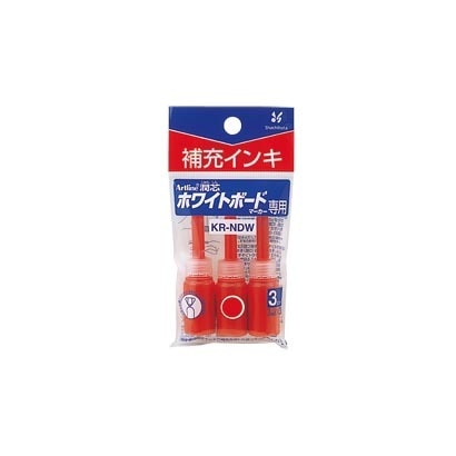 アートライン 潤芯 ホワイトボードマーカー 補充インキ 赤 KR-NDW