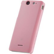 TR-CCXPSX12-RP [Xperia SX用抗菌クリスタルカバーセット Crystal Cover Set for Xperia SX Rubber Pink]