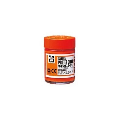 ポスターカラー 30ml 橙 PW30ML#5