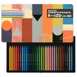 画材 『クーピーペンシル 30色 缶入り FY30』 SAKURA サクラ