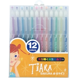 ボールサイン ティアラ 誕生石カラー 12色セット PGB12TN